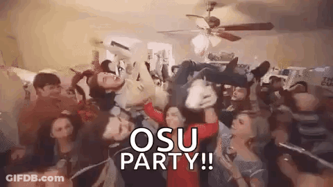 Group Party Lifting Man In Air GIF