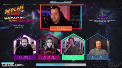 Group Playing Bedlam Game GIF