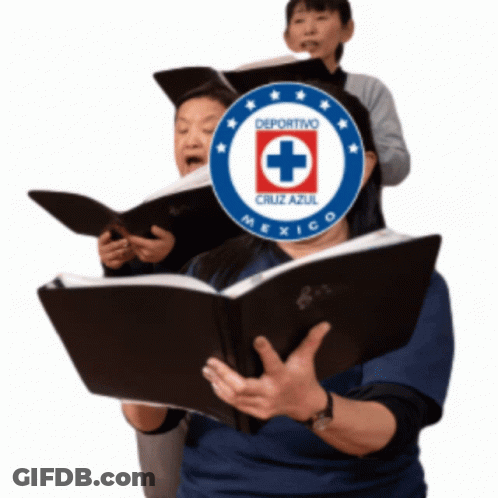 Group Singing Deportivo Cruz Azul Mexico GIF
