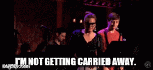 Group Singing Into Microphones I'm Not Getting Carried Away GIF
