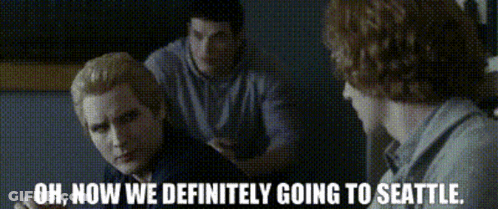 Group Sitting Around Table Oh Now We Definitely Going To Seattle GIF