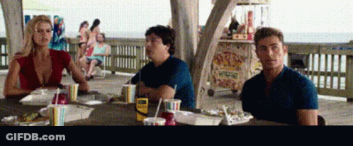 Group Sitting At Table With Wow This Will Take A While GIF
