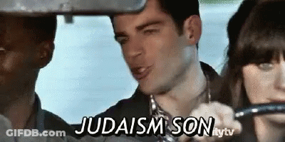 Group Sitting In Car With Judaism Son GIF