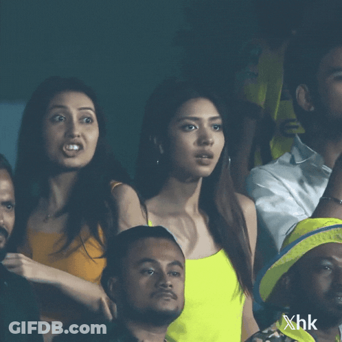 Group Sitting In Dark Room With XHK GIF