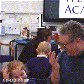 Group Sitting In Front Of Screen Saying ACA GIF