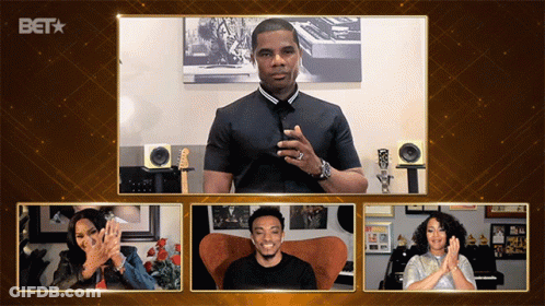 Group Sitting In Front Of Screen Saying Bet On It GIF