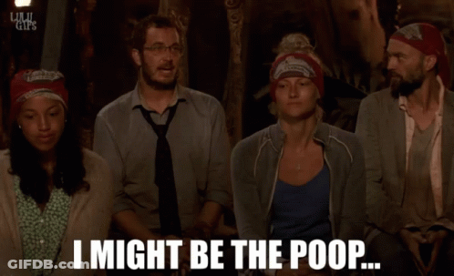 Group Sitting In Room Saying I Might Be The Poop GIF
