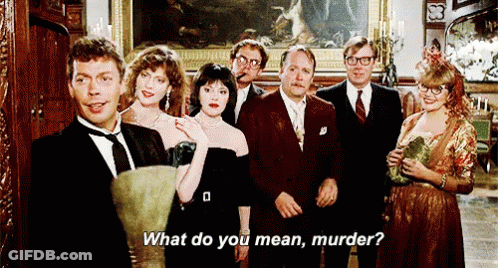 Group Standing Asking What Do You Mean Murder GIF