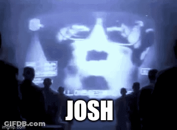 Group Standing In Front Of Josh Screen GIF