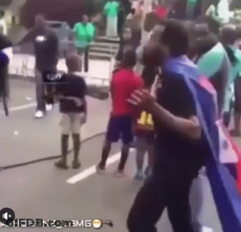 Group Standing On Street Sign Shogunz CBMG GIF
