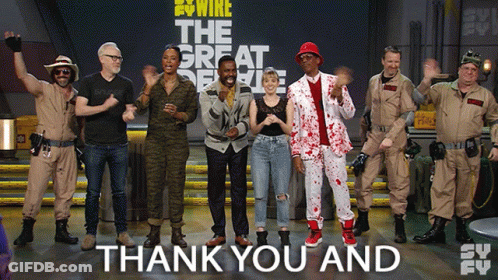 Group Standing Saying Thank You GIF