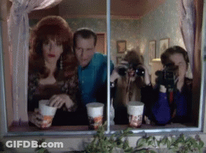 Group Taking Selfie In Mirror GIF