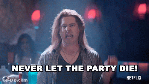 Group Walking Down Hallway Saying It's Over GIF