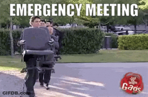 Group Walking Down Street Emergency Meeting GIF