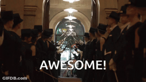 Group Walking On Red Carpet Paluu Kampuselle GIF