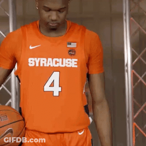 Group Watching Basketball One In Orange Jacket With S GIF
