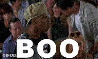 Group Watching Boo Screen GIF