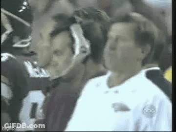 Group Watching Football One Wearing Headband Number 8 GIF
