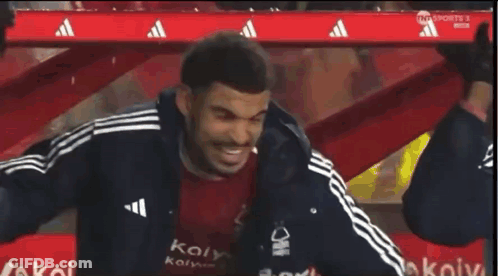 Group Watching Game Laughing In Stadium GIF