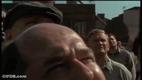 Group Watching Game With Red Jersey Number 10 GIF