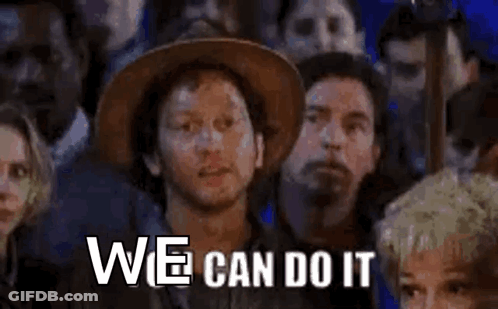 Group Watching Movie With Cowboy Hat GIF