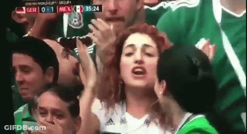 Group Watching Soccer Mexico Vs Germany GIF