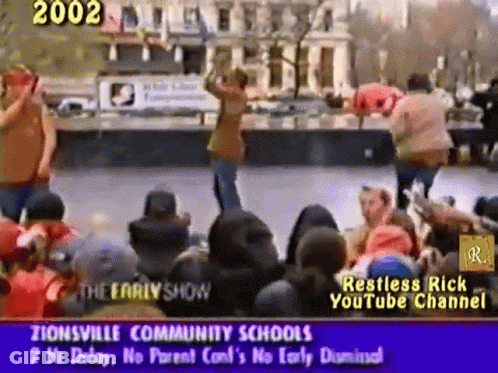 Group Watching Zionsville Community Schools Show GIF