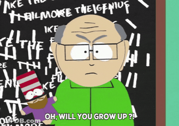 Grow Up Mr Herbert Garrison South Park GIF