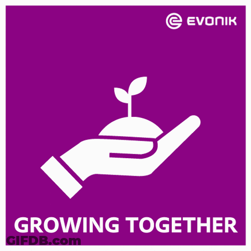 Growing Together In Hand GIF