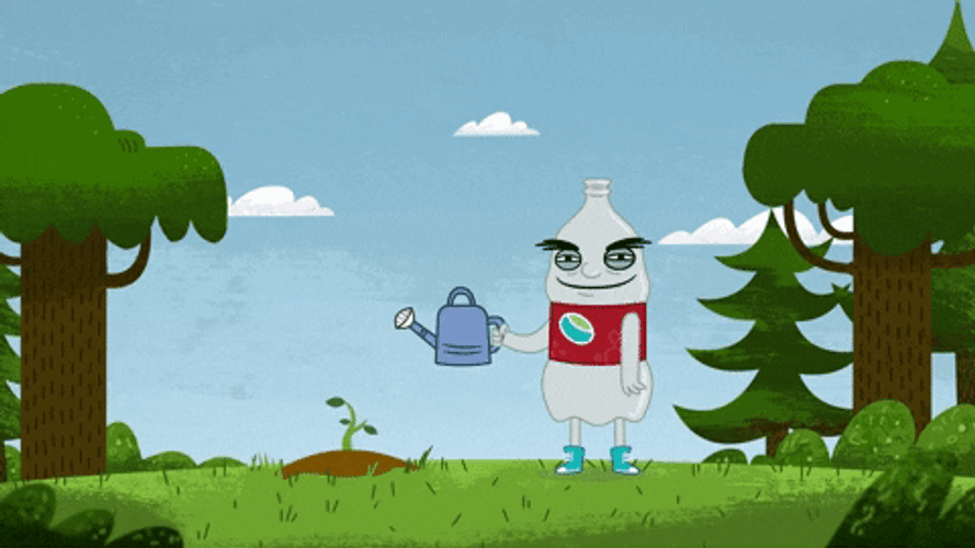 Growing Tree Plant Fail Cartoon GIF