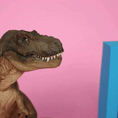 Growling Dino Yea GIF