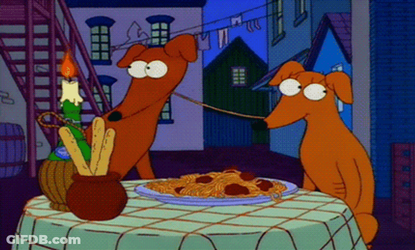 Growling The Simpsons Spaghetti GIF