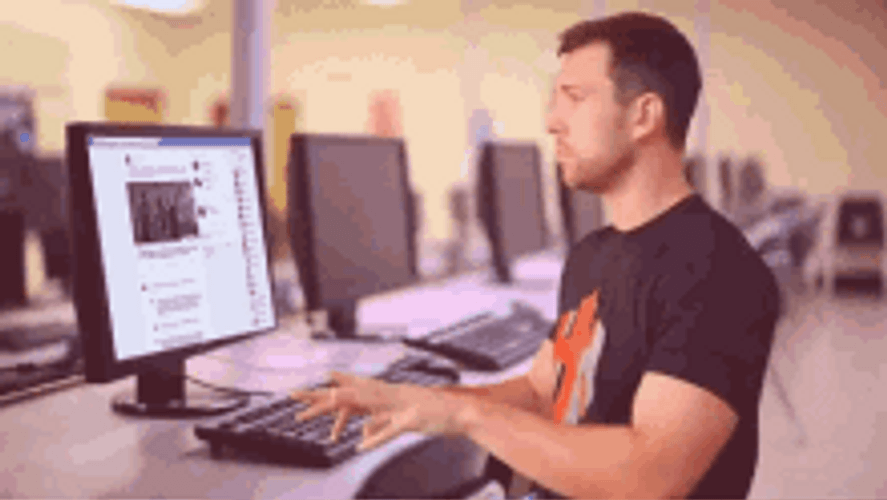 Grown UP Brent Rambo Mimicking His Younger Self GIF