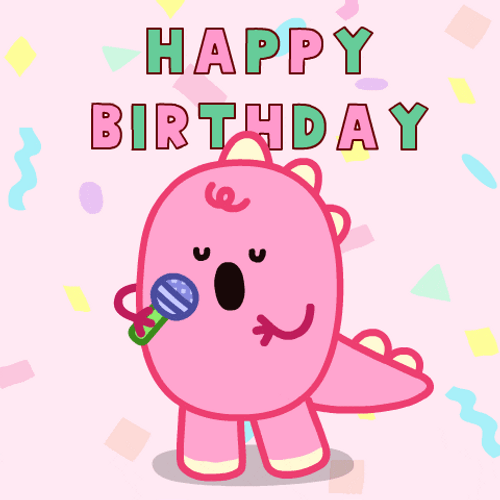 Grown Up Happy Birthday Daughter Dino Sally GIF