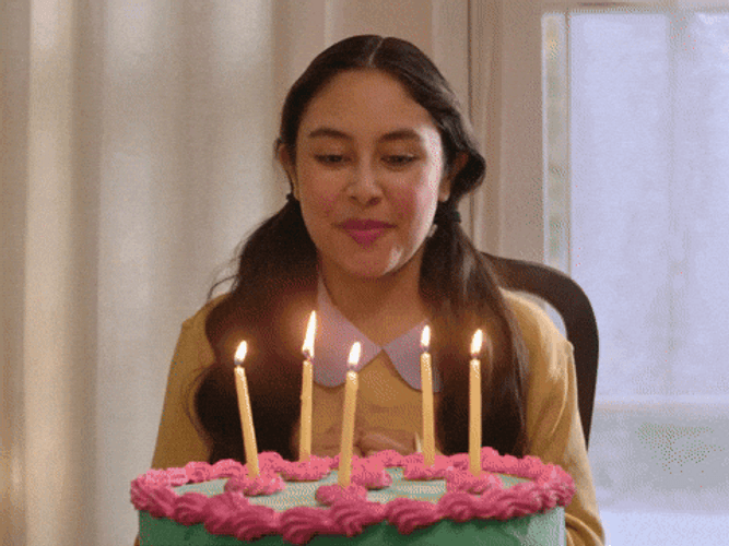 Grown Up Happy Birthday Daughter Excited Celebrant GIF