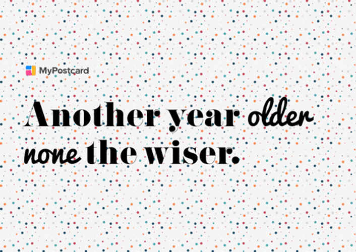 Grown Up Happy Birthday Daughter Witty Quote GIF