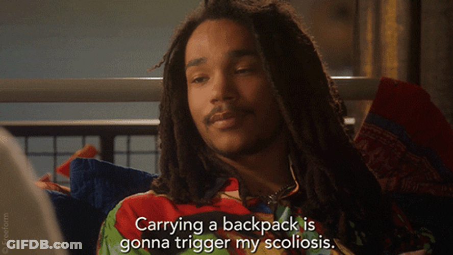 Grownish Luca Hall Scoliosis I Need A Backiotomy GIF