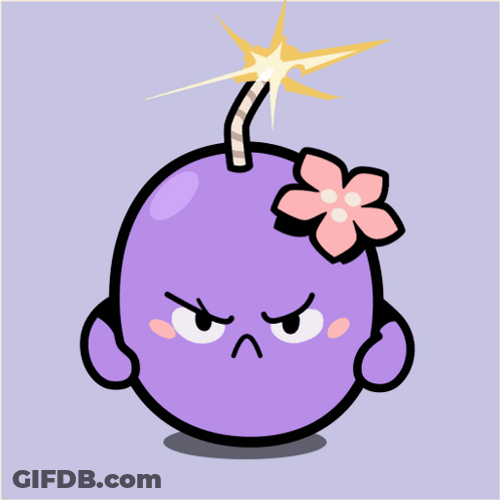 Grr Angry Bomb GIF