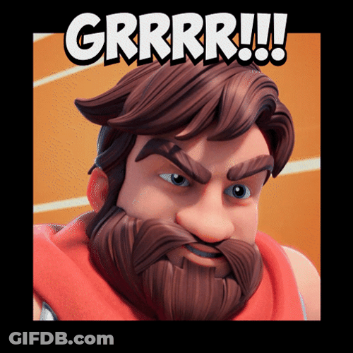 Grr Animated Character GIF