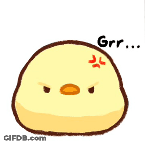 Grr Cute Chick GIF