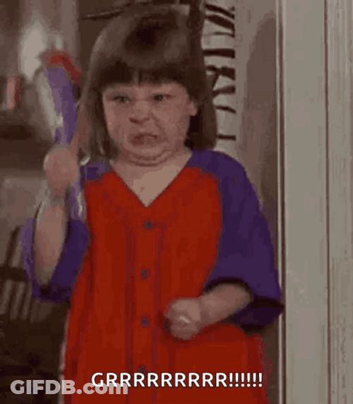 Grr Irritated Kid GIF