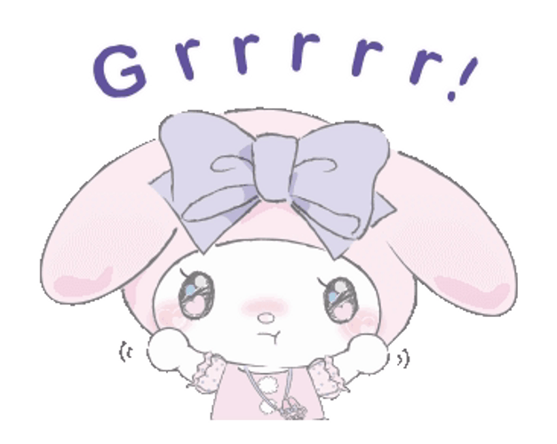Grr My Melody GIF