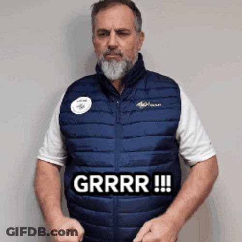 Grr Strong Man With Beard GIF