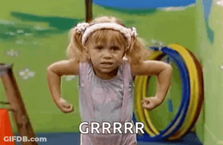 Grr Strong Michelle Tanner GIF