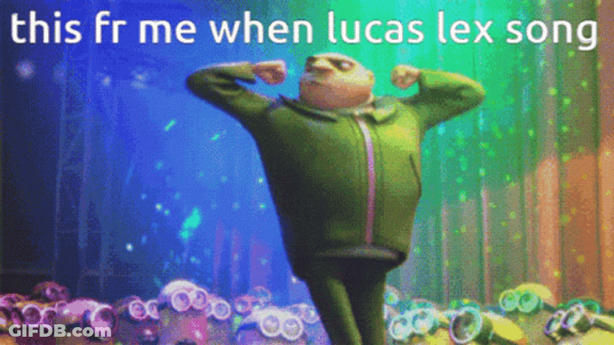 Gru Dancing Me When Lucas Lex Song GIF