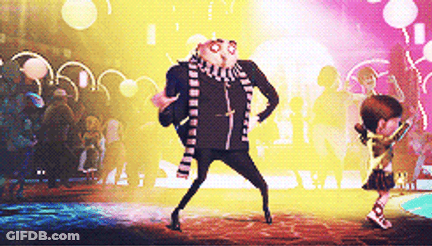 Gru Dancing With Margo Antonio Despicable Me 2 GIF