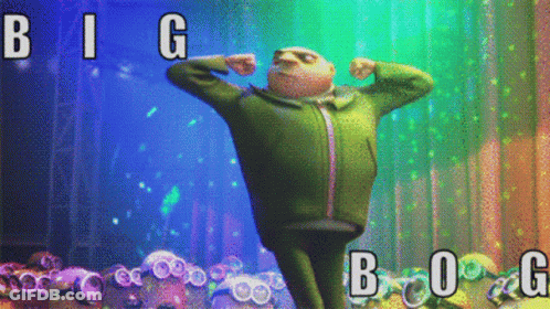 Gru Flexing Muscles With Minions And Big Boogie GIF