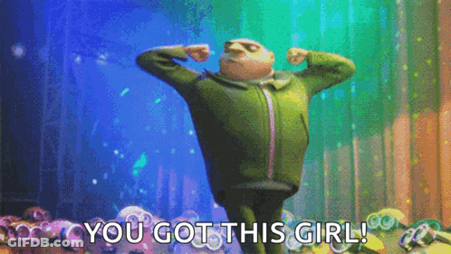 Gru From Despicable Me Flexing Muscles GIF