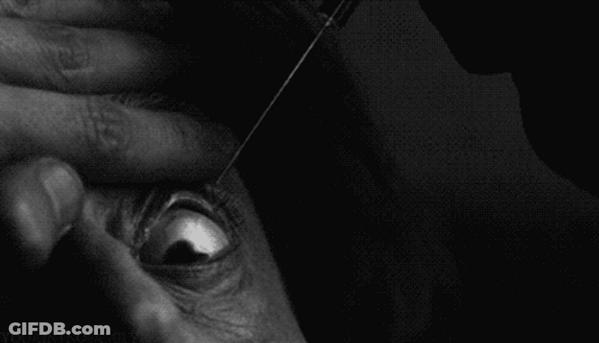 Gruesome Pinning Eyes GIF