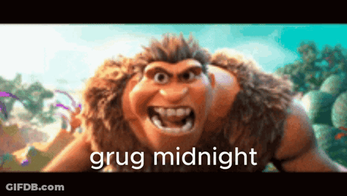 Grug Midnight Caveman GIF